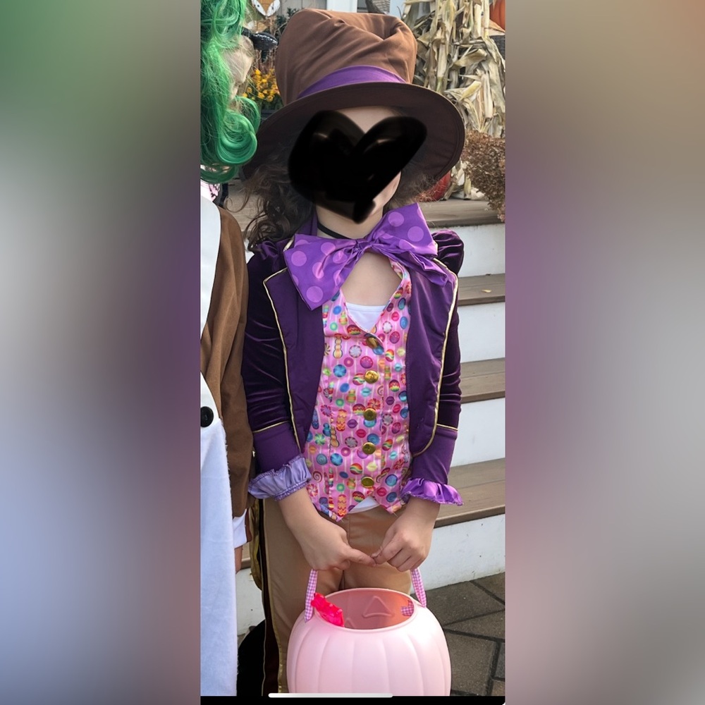 Girls Willy Wonka costume